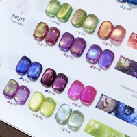 ZRKGEL Ladai 24 Couleurs Gel Ongles Effet Œil de Chat Fruité Vente en Gros Gel Magnétique UV LED pour Salon Professionnel OEM Marque Privée