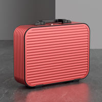Valise à roulettes de voyage en alliage d'aluminium Spinner Cadre en aluminium étanche antivol Poignée dure Document d'affaires Sac d'ordinateur