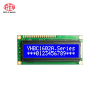 Module d'affichage LCD monochromatique de petite taille 1602 caractères 80X36mm 16X2 LVDS RGB STN/IPS/TN écran de moniteur compatible LED COB
