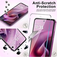 Film en verre trempé HD transparent 9H sans bulles compatible avec les coques pour Motorola G 5G 2026 Moto Power Stylus G05 G77 Vente en gros usine