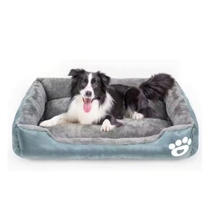 Cama de lujo para perros y gatos, rectangular, grande, de algodón, de doble uso, transpirable, estampada, suave, para exteriores, extraíble. - Product Image 1