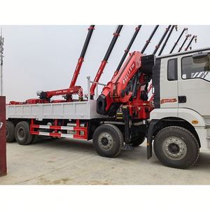 Shacman Delong 16 Ton Folding <b>Arm</b> <b>Crane</b> Truck 8x4 Folding Boom <b>Lorry</b> <b>Crane</b> for Engineering Lifting - Product Image 5