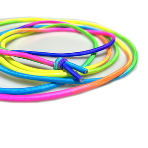 Hongyu ưa thích món quà sinh nhật sức mạnh Gummy Xoắn cầu vồng bện Polyester nhảy dây trò chơi với độ bền kéo cao - Product Image 6
