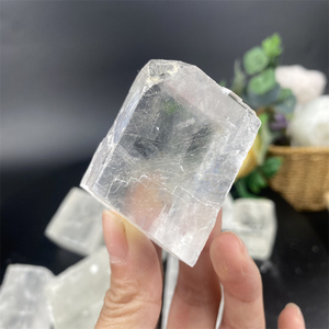 Hoge Kwaliteit Natuurlijke Ruwe Kristal Kwarts Ruw Helder Wit Calciet Vierkant Tuimelde Steen Voor Decoratie - Product Image 5