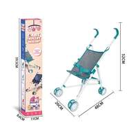 Vente en gros jeu de rôle personnalisé Poussette de bébé de haute qualité Poupée facile à plier Buggy Trolley Jouet pour enfants