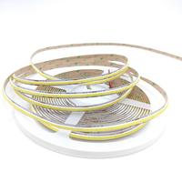 Lampu Strip LED COB Tembaga 2-kawat Dua Warna CCT 10M 24V Dapat Diredupkan Fleksibel 2700K~6500K 8MM 6+6W IP33 Ra90 Lampu Natal