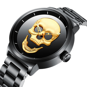 Top-tier men's <b>skull</b> <b>watch</b> with stainless steel strap waterproof steampunk style cool <b>skull</b> <b>watch</b> for men - Product Image 5