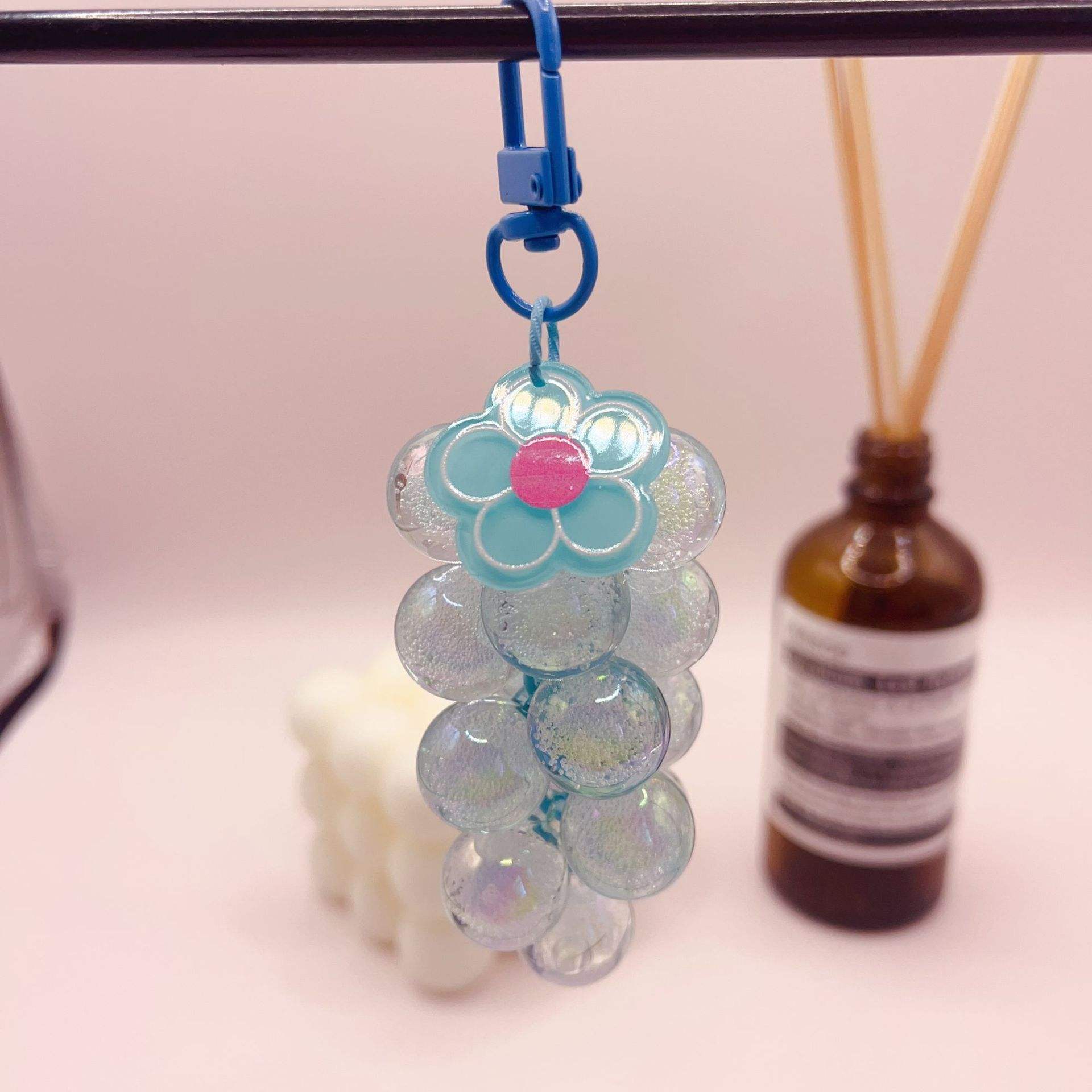 Blue Bubble Grape Pendant