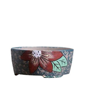 Vente en gros de pots à succulentes en céramique de style coréen peints à la main, pots en argile noire, <span class=keywords><strong>poterie</strong></span> grossière, jardinières spéciales - Product Image 6