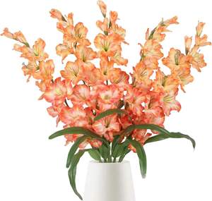 Fleurs artificielles de gladiolus en gros pour la décoration de mariage et de la maison - Product Image 1