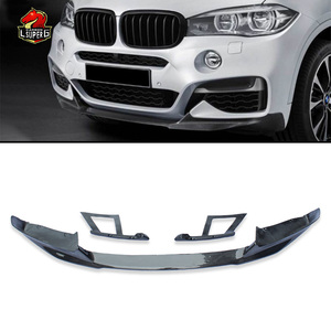 Winglet anteriore dello <span class=keywords><strong>Spoiler</strong></span> del mento di lifting dei paraurti dell'automobile del labbro di stile del MP della fibra del carbonio per gli sport 2014-2017 di BMW X5 X6 F15 F16 M - Product Image 2