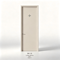 Porte en bois laqué blanc mat, style français, insonorisée, étanche, pour villa, salon, sur mesure, OEM, vente en gros