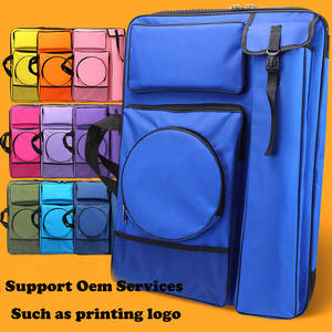 Tas Perlengkapan Menggambar XinyiArt Biru, Tas Portofolio Perlengkapan Seni, Tas Ransel Besar untuk Membawa Perlengkapan Seni, Tas Penyimpanan untuk Papan Gambar - Product Image 5