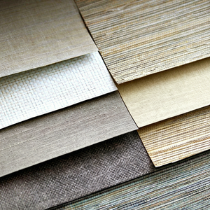 Fabricant de revêtements muraux en papier peint naturel tissé à la main, exportateur, vente en gros, OEM - Product Image 1