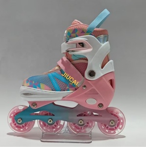Patins à roulettes pour filles et garçons adolescents, réglables en <span class=keywords><strong>4</strong></span> tailles pour enfants, patins à roulettes pour tout-petits avec <span class=keywords><strong>roues</strong></span> lumineuses - Product Image 6