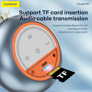 Foneng <span class=keywords><strong>2025</strong></span> New Coming M1 xách tay IP67 kim loại không thấm nước loa không dây đối với Home theatre Pin máy tính giá rẻ giá - Product Image 3