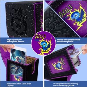 Double Sleeve 100+ Window Paper Storage Box for Cards Commander <b>Deck</b> Display Board for Board Game - Product Image 3