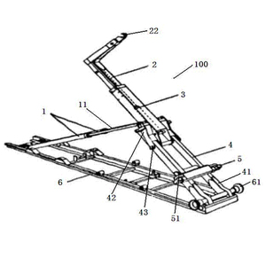 Bibo Hook Arm Lifting Garbage Stroke Hand Pallet Trailer Gate Hinge with Pump and Bearing for Truck - Product Image 3