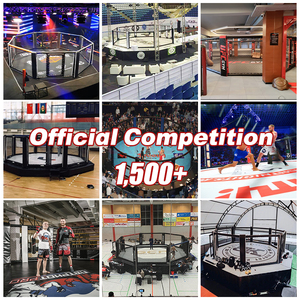 Octogone de combat MMA personnalisé 2026 – Nouvelle <span class=keywords><strong>cage</strong></span> de compétition <span class=keywords><strong>UFC</strong></span> à plateforme haute pour la boxe et le MMA - Product Image 6