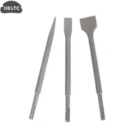 Ensemble de 3 burins SDS - Pointe plate pour le décapage de revêtements, la maçonnerie, le béton, la pierre - Compatible avec les marteaux perforateurs