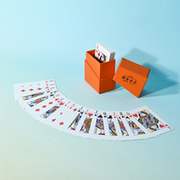 Ensemble de cartes à jouer de luxe personnalisées à 2 jeux, boîte cadeau de luxe, design classique de poker pour le divertissement et la collection