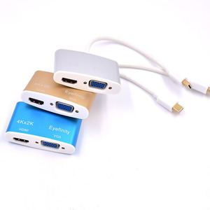 Mini <span class=keywords><strong>DisplayPort</strong></span> Thunderbolt 2 để HDML <span class=keywords><strong>VGA</strong></span> Adapter chuyển đổi 4K - Product Image 5