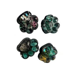 Halloween Dark Starry Sky <b>Cat</b> Paw <b>Squishy</b> TPR Sludge Texture Sensory Fidget Toy Prank Stress Relief Squeeze Toy for Girls Boys - Product Image 6