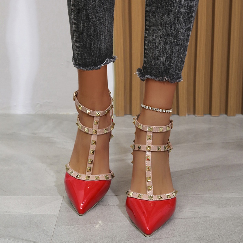 Zapatos para mujer en cuero - Negro