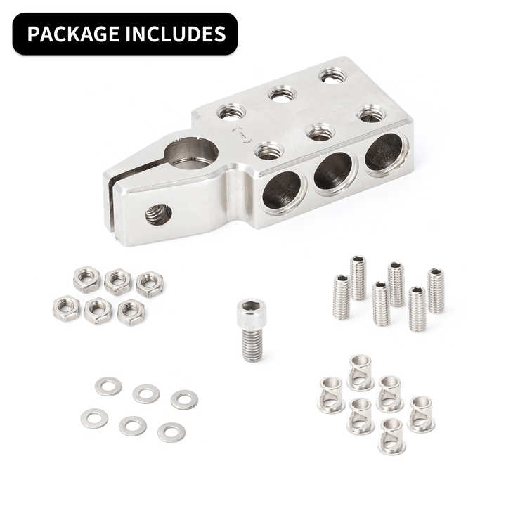 Morsetti Per Batteria Auto - Set Positivo E Negativo - Rame - 12V/24V - Per Auto, Camion, Barche