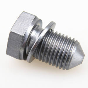 Yağ tahliye karter tak vidalı cıvata Metal çin conta ile Audi VW Passat B6 CC Golf MK4 MK6 Beetle N90813202 - Product Image 2