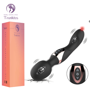 Vibrador de masaje Popular, producto sexual para adultos insertable en la <span class=keywords><strong>vagina</strong></span> y el ano para vibrador de masturbación de estimulación dual - Product Image 1