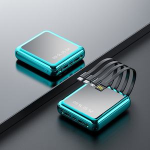 Banco de Energía Universal de 10000 mAh con Cable, Pantalla Digital y 2 Puertos USB, Venta al Por Mayor de Fábrica, Gran Capacidad - Product Image 6