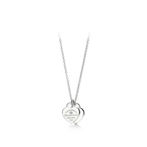 <span class=keywords><strong>Collar</strong></span> con Colgante de Doble Corazón de Acero Inoxidable Esmaltado Resistente al Agua y al Deslustre de Fanhua Jewelry - Product Image 6