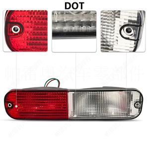 Réflecteur de lumière de pare-chocs arrière pour Land Rover Freelander 1997-2003, côté gauche et droit, forme plate compatible 3030 Led - Product Image 3