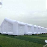 Grand Cube de fête Led lumière blanche grande tente de mariage gonflable à vendre