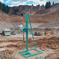 Machine de forage de puits d'eau portable à moteur rotatif hydraulique électrique à prix compétitif avec une profondeur maximale de 80 m pour 270 $