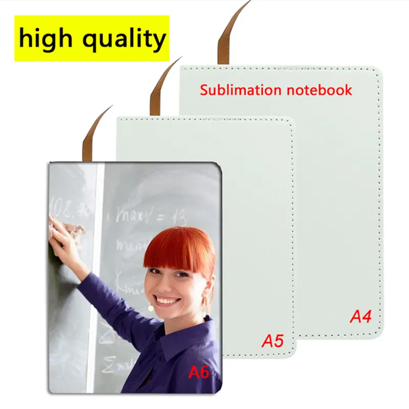 Nuovo Arrivo di Alta qualità lotto Dimensioni di un Notebook di sublimazione In Bianco Personalizzato notebook a5 Stampabile Riviste Per Il Regalo di promozione