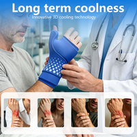Gant de compression réutilisable en gel pour la main et le poignet, idéal pour l'arthrite, les gonflements, les entorses et la récupération post-chirurgicale
