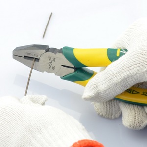Shengda Wire Cutters 8 Inch Rubber Handle Serrated Jaw Industrial Grade Chrome Vanadium Steel Pliers - Product Image 3
