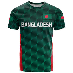 Camiseta de Cuello Redondo para Hombre con Estampado del Emblema Nacional del Día de la Independencia de Bangladesh, Celebrando la Liberación de Bangladesh, Manga Corta - Product Image 4