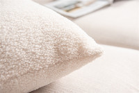Housse de coussin en polaire super douce, prix direct usine, décorative pour la maison, housses de coussins personnalisées pour la vente en gros
