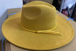 Chapeau en laine à large bord unisexe VW050, nouvelle mode, grande taille, idéal pour les fêtes, toutes saisons - Product Image 5