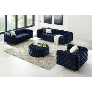 Modern Style Turquoise Velvet Fabric living Room Sofas Light Luxury Sofas, Sectionals Couch Lounge Custom Sofa Set Furniture
