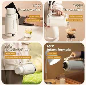 1.2L Smart Digital <b>Kettle</b> Portable Stainless Steel Instant Heating Bottle Fast Boiling Temperature Control <b>Keep</b> <b>Warm</b> Smart Water - Product Image 2