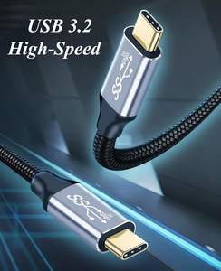 สายเคเบิล syong Type-C 3.2 Gen2ไปยัง Type C 20Gbps การถ่ายโอนข้อมูล100W การชาร์จ PD ใช้ได้กับ MacBook, CarPlay, จอภาพแบบพกพา - Product Image 3