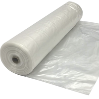 Film PE de construction robuste - Bâche de protection imperméable et résistante aux déchirures pour chantier