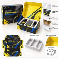 Boîte d'expédition personnalisée écologique brillante pour le cyclisme, en carton ondulé avec impression UV