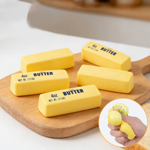 Nuevo Producto: Juguetes Elásticos de TPR con Relleno de Mantequilla, de Lenta Recuperación, para Aliviar el Estrés, Regalos Promocionales para Niños y Adultos - Product Image 1
