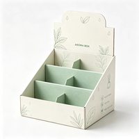 Boîte de présentation en carton sur mesure avec panneau arrière détachable pour accessoires de jeu de cartes