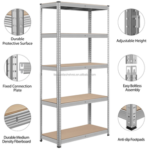 Étagères de stockage d'entrepôt OEM en acier thermolaqué, légers, empilables, sans boulons - Product Image 4